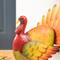Glitzhome® 21.5" Thanksgiving Metal Turkey Porch Décor